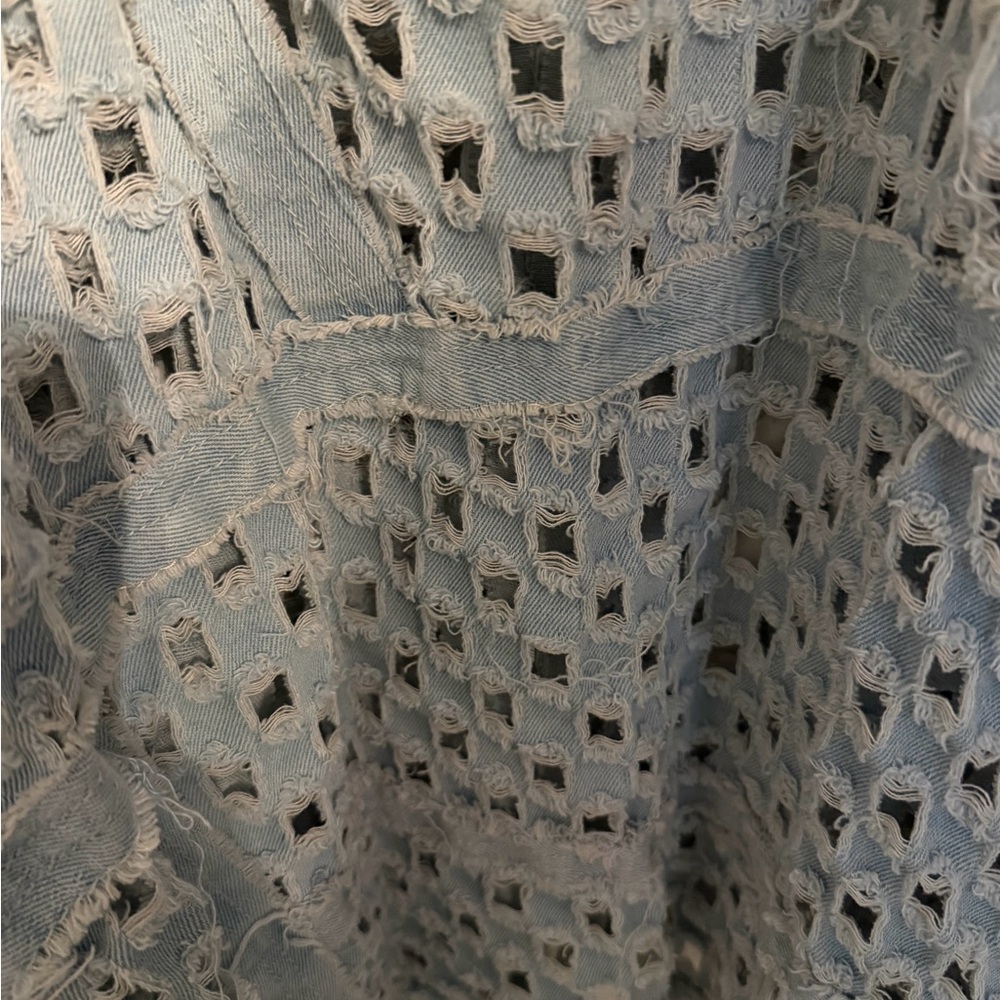 POL Denim tunic/dress boho western adjustable straps, true to size fit, small - Picture 11 of 14